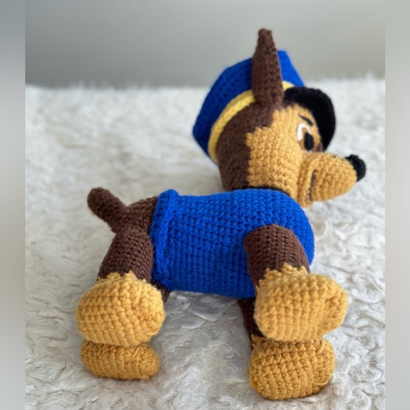 Paw Patrol “Chase” Character Cartoon Toy *Handmade - Brand New - Picture 7 of 9